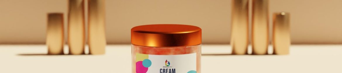 Cream Jar Mockup