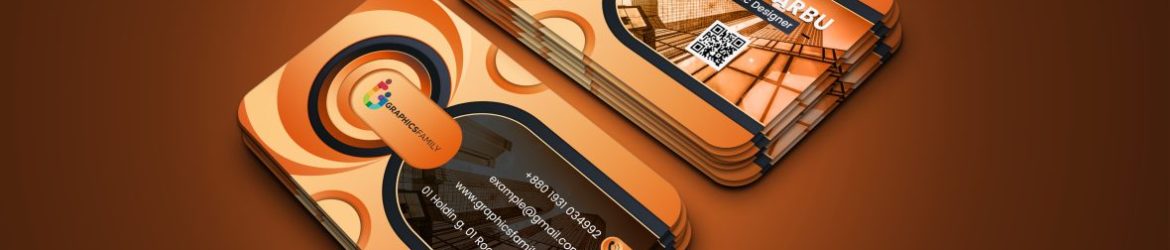 Creative Business Card Design with Circles
