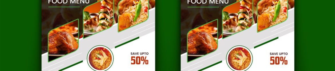 Creative Restaurant Food Flyer Design Template