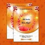 Creative Wedding Card PSD Template - Download Grátis Creative Wedding Card PSD Template