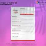 Curriculum Vitae Modern Template Design