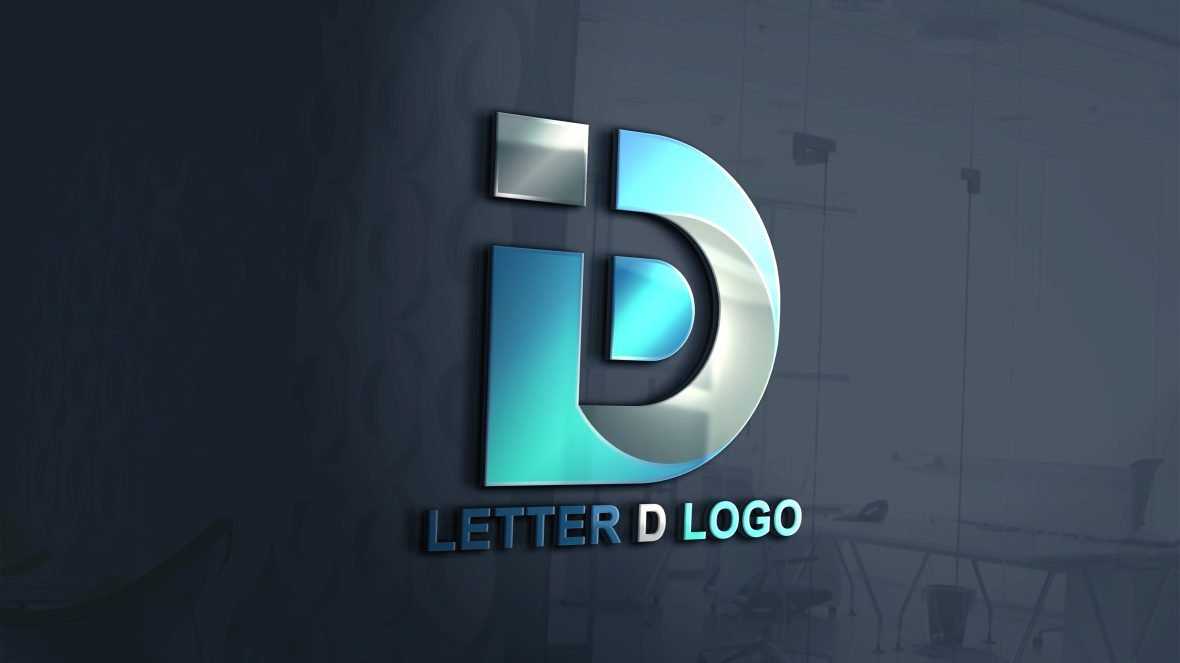 D Logo Design Template