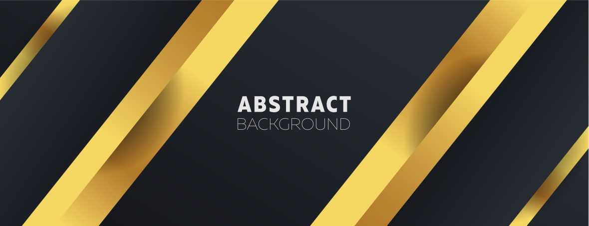 Dark Background with Golden Lines Free Vector