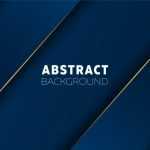 Dark Blue Gradient Background with Golden Lines - Download Grátis Dark Blue Gradient Background with Golden Lines