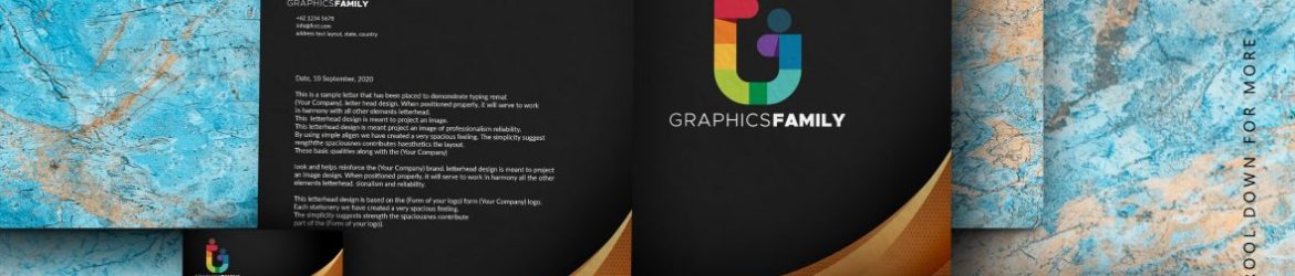Dark Stationery Mock-Up