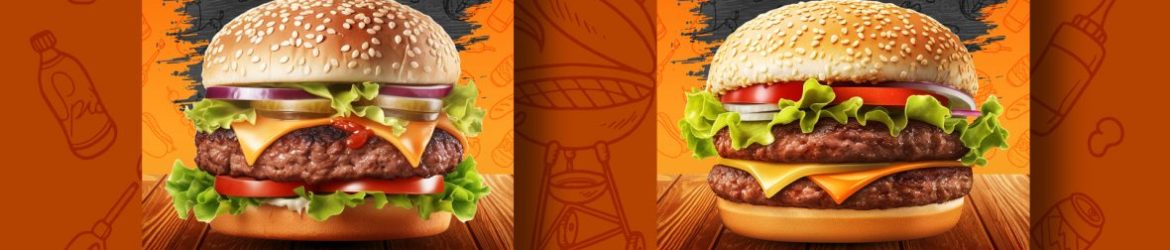 Delicious Fast Food Burger Restaurant Flyer Design