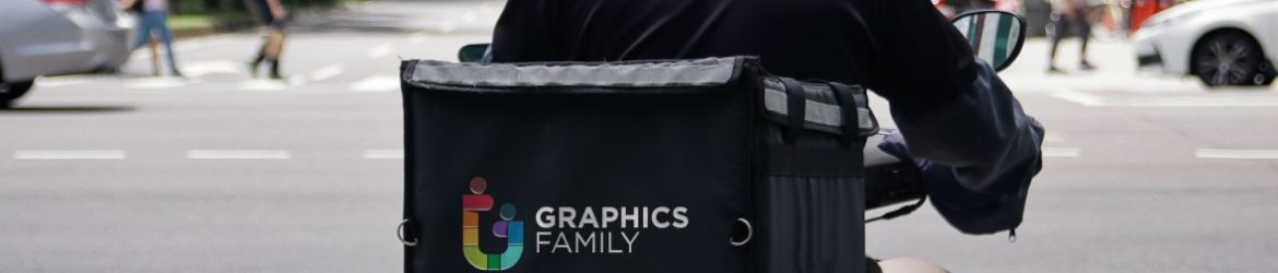 Delivery Rider Bag Logo Mockup Delivery Rider Bag Logo Mockup