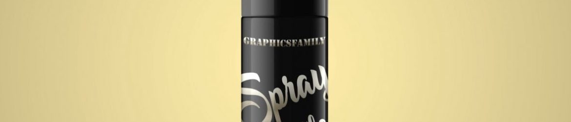 Deodorant Spray Mockup