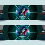 Designer Videoblogger YouTube Cover Free Vector