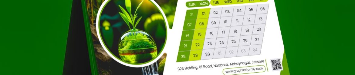 Desk Calendar Design Template Free PSD