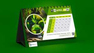 Desk Calendar Design Template Free PSD