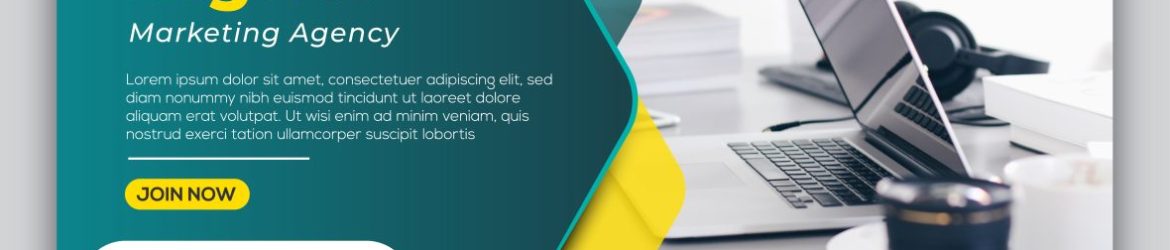 Digital Marketing Agency Promotional Banner Template