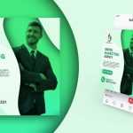 Digital Marketing Banner – Free PSD Template - Download Grátis Digital Marketing Banner – Free PSD Template