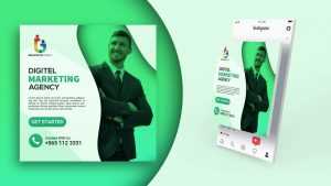 Digital Marketing Banner – Free PSD Template