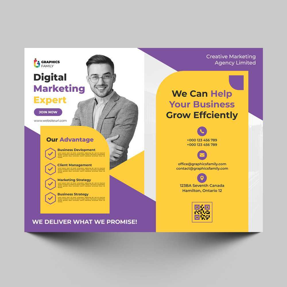 Digital Marketing Brochure Template