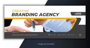 Digital marketing Facebook banner template