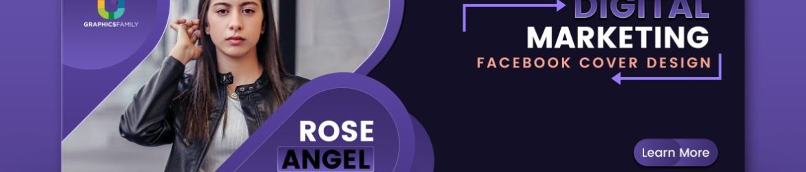 Digital Marketing Purple Facebook Cover Design