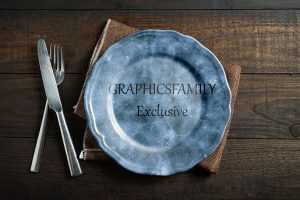 Dinner Plate Mockup