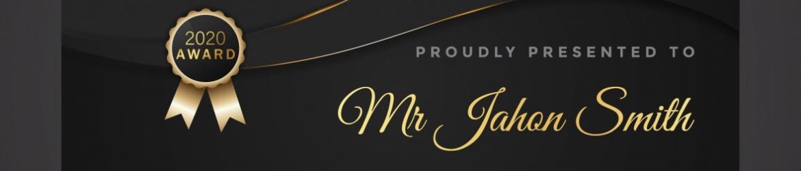 Diploma certificate template in dark theme