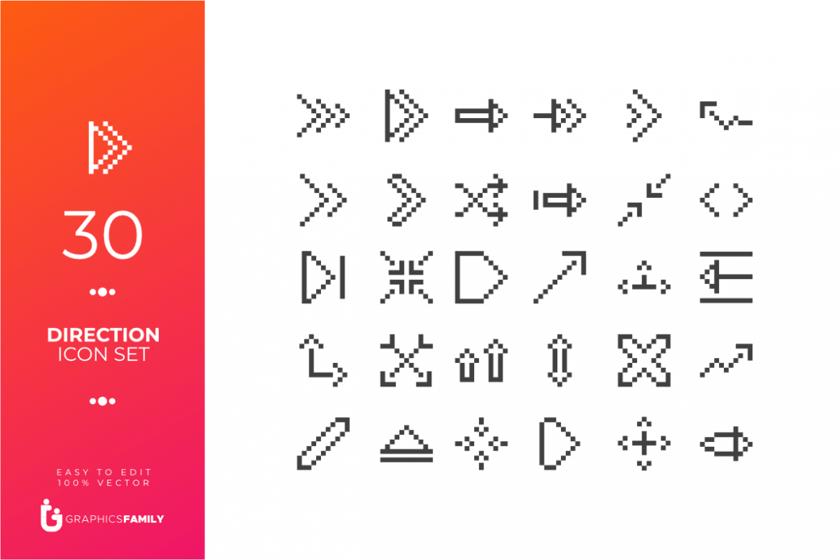 Direction Icon Set