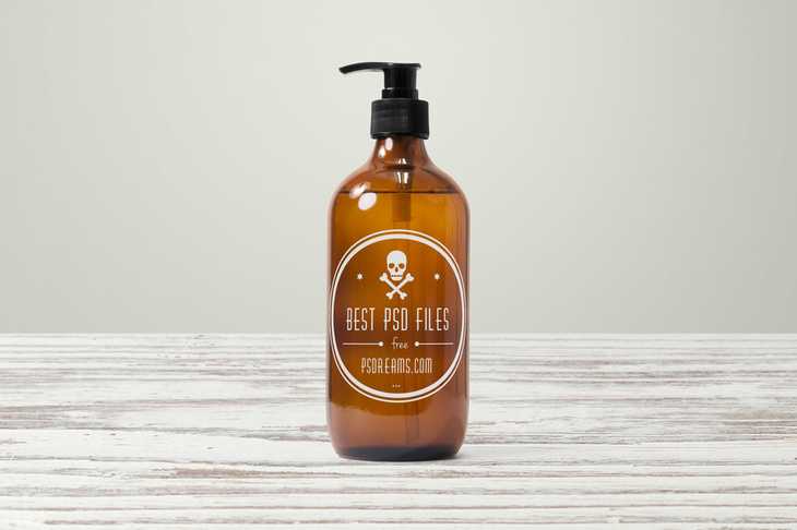 Dispenser Bottle PSD Mockup