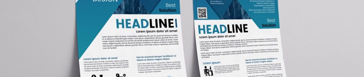 Double Side Presentation Flyer Design Template