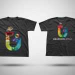 Dual Side T-shirt Artwork Mockup