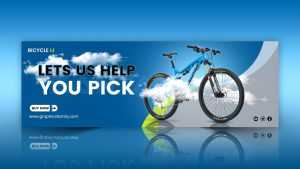 E-Commerce Bicycle Banner Design