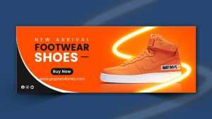 E-commerce Facebook Cover Design Template
