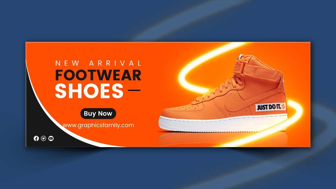 E-commerce Facebook Cover Design Template