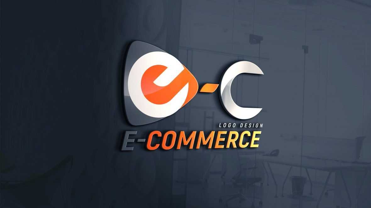 E-commerce Logo Design PSD