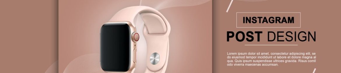 E-Commerce Watch Product Banner Design E-Commerce Watch Product Banner Design