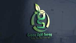 Eco Green Light Energy Logo Design
