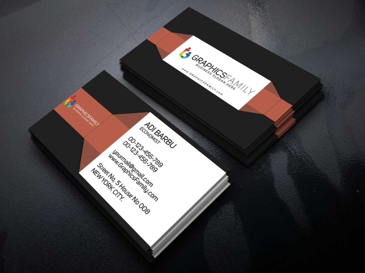 Economist PSD Business Card Template