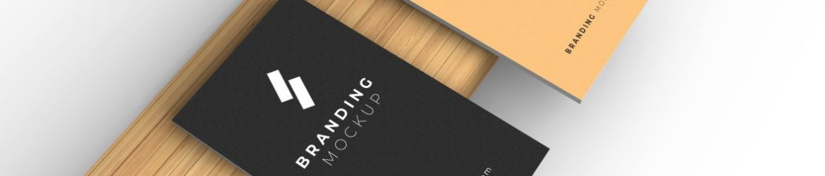 Edge Business Card Mockup