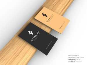 Edge Business Card Mockup
