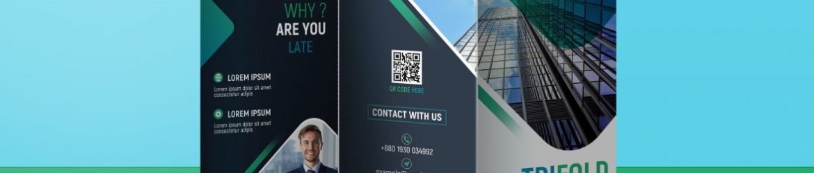Editable Company Trifold Brochure Design Template