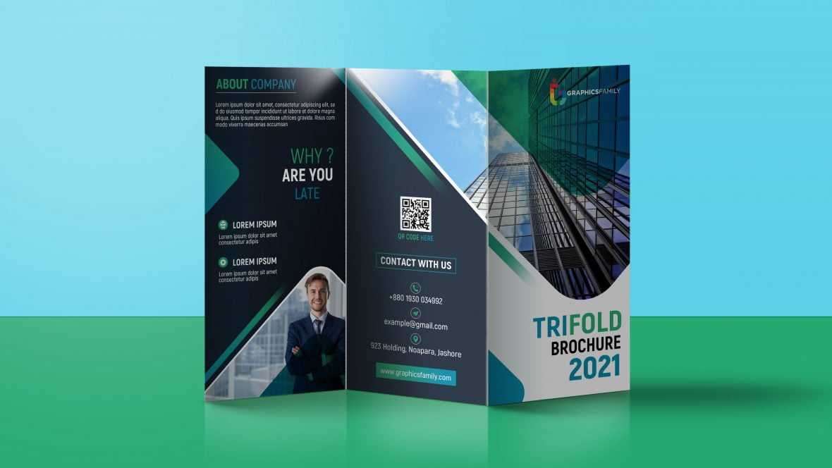 Editable Company Trifold Brochure Design Template