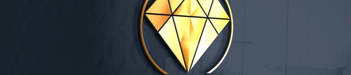 Editable Diamond Logo Design