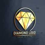 Editable Diamond Logo Design