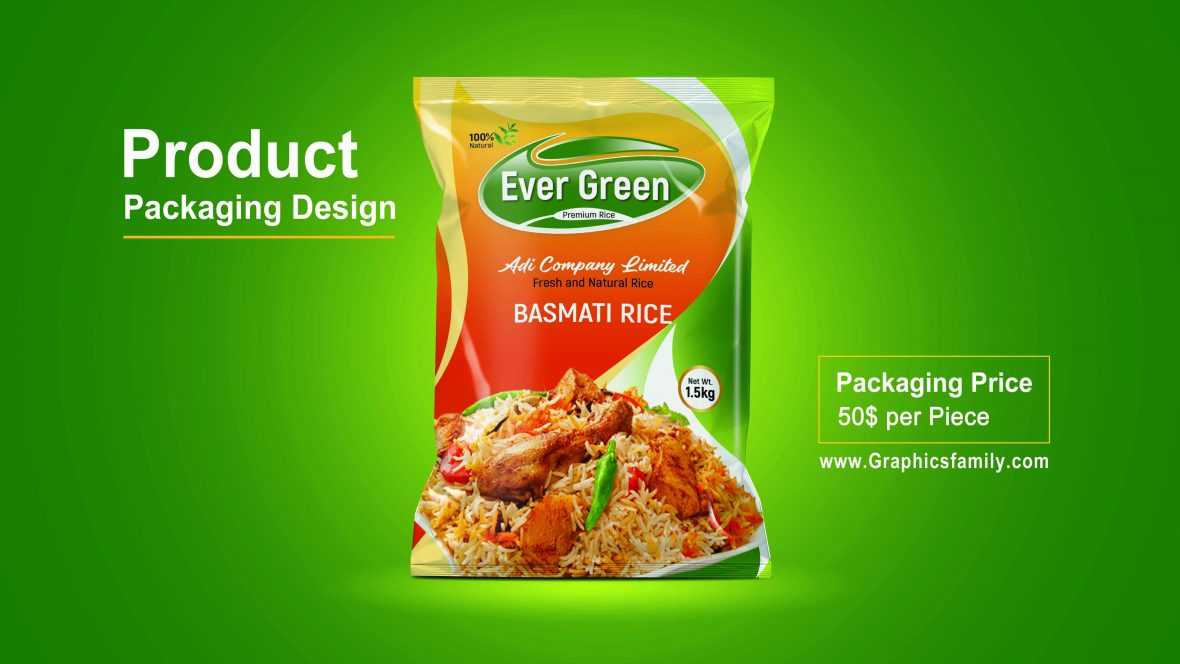 Editable Food Packaging Mock-Up