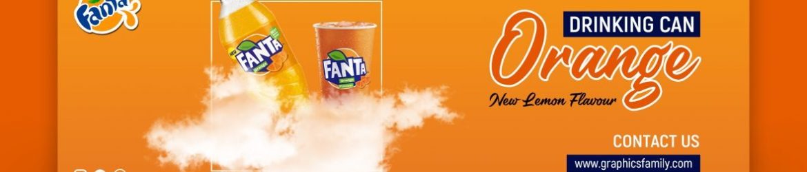 Editable Juice Advertising Banner