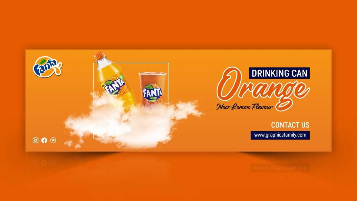 Editable Juice Advertising Banner