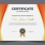 Editable Modern Diploma Vector Template