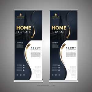 Editable Roll Up Banner Template