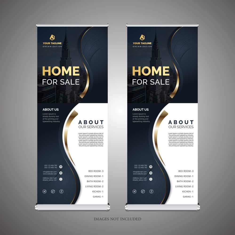 Editable Roll Up Banner Template