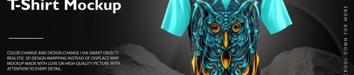 Editable T-Shirt PSD Mockup