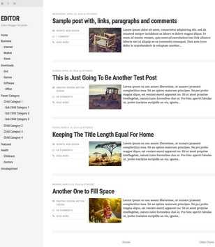 Editor Responsive