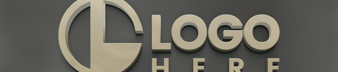Elegant and Classic 3D Logo Mockup