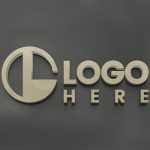 Elegant and Classic 3D Logo Mockup - Download Grátis Elegant and Classic 3D Logo Mockup